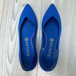 Rothy’s “The Point” Cornflower blue size 10.5 EUC